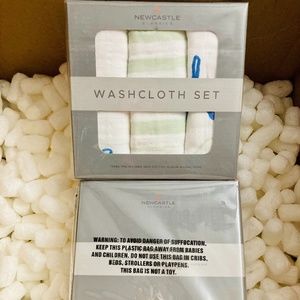 Newcastle Organic Baby / 3 pack Washcloth Set